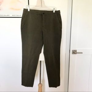 Lululemon Cropped Tailored Pants Stretchy Sz 12